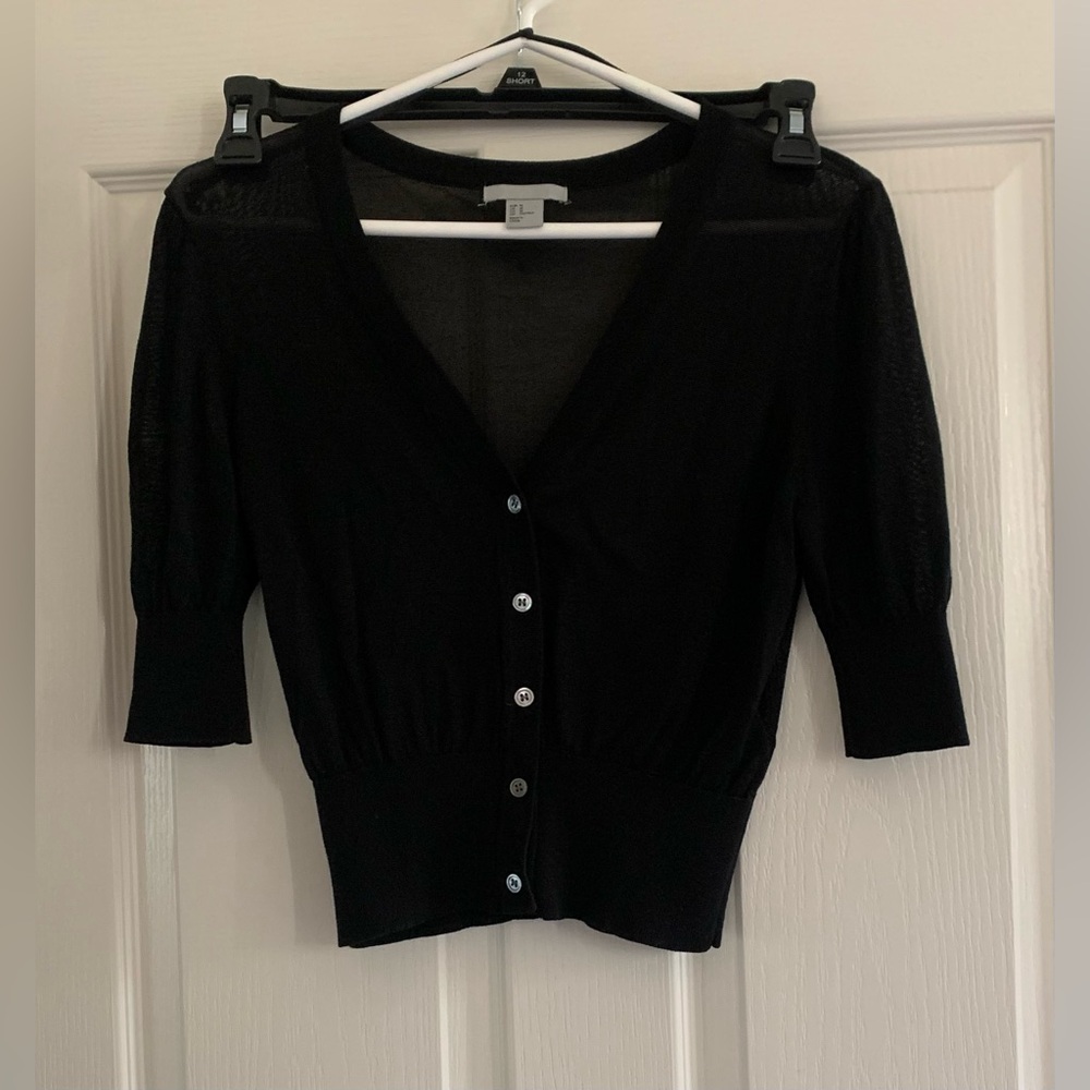 H & M Black Cardigan